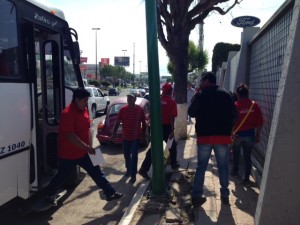 Asistentes al quinto informe