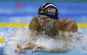 United States' Michael Phelps swims during a men's 200-meter individual medley semifinal in the swimming competitions at the 2016 Summer Olympics, Wednesday, Aug. 10, 2016, in Rio de Janeiro, Brazil. (AP Photo/Michael Sohn)