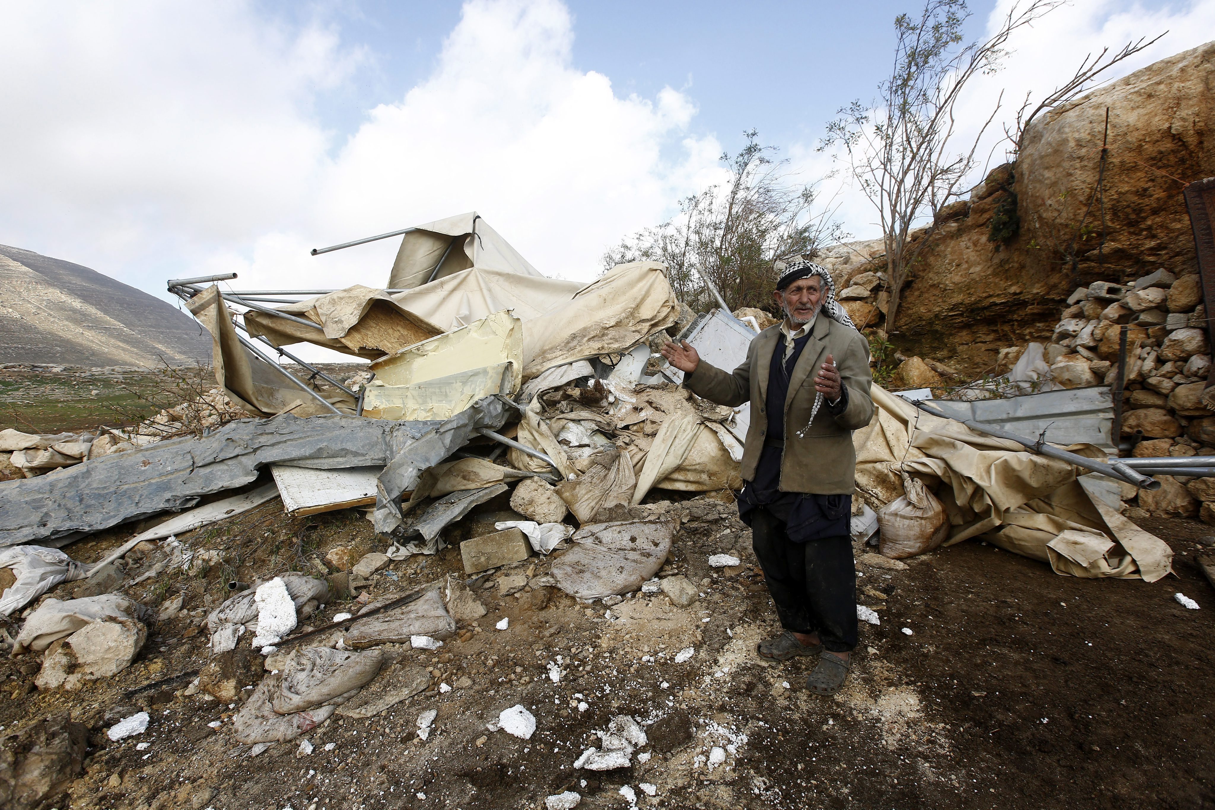  Israel realiza la primera demolición del año de viviendas palestinas