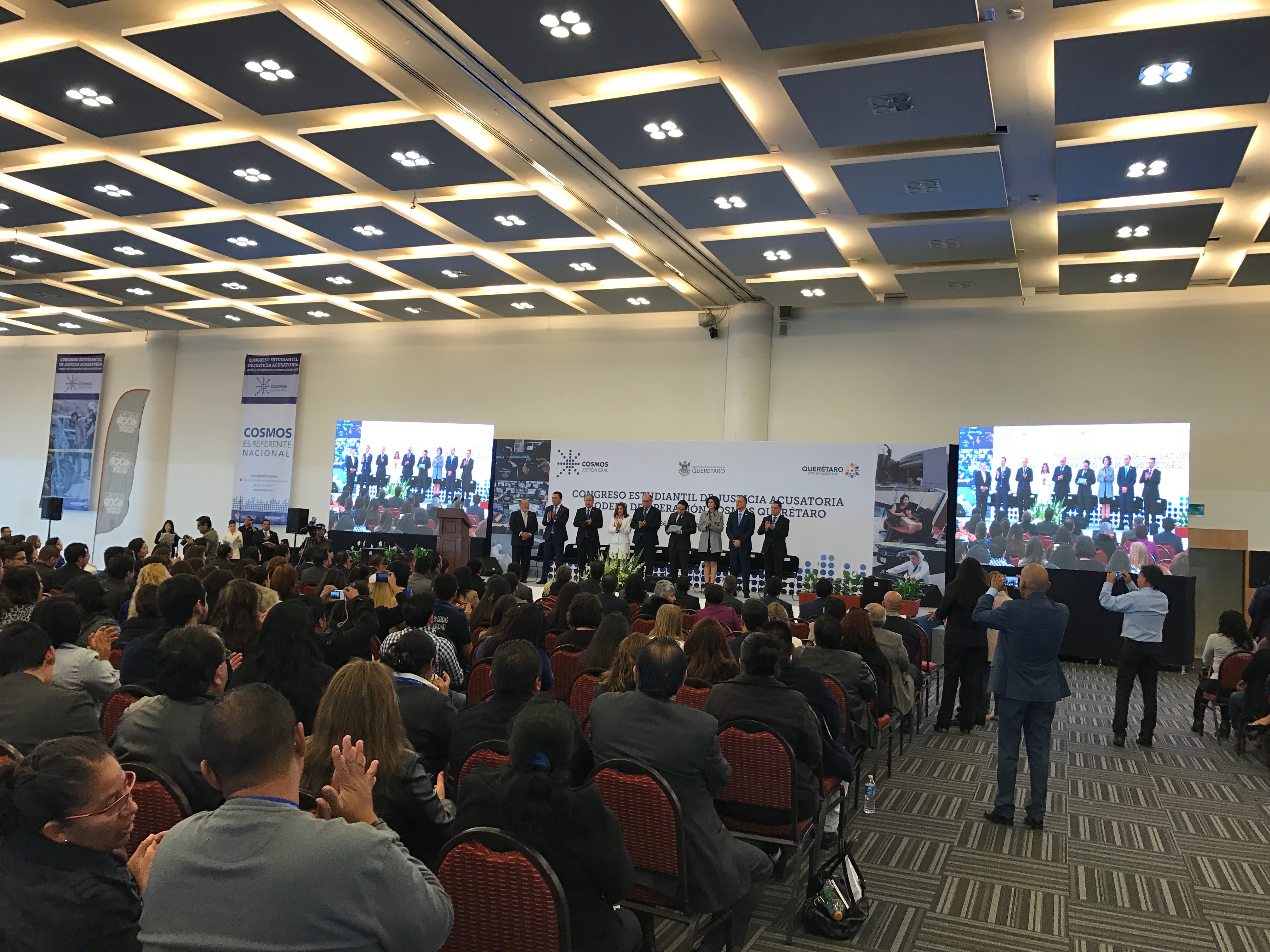  Para acercar a los estudiantes a la nueva justicia penal, se inaugura congreso sobre el Sistema Cosmos de Querétaro