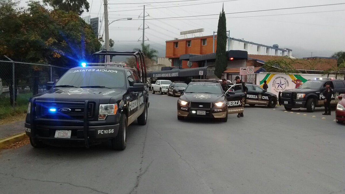  Tiroteo en colegio de Monterrey deja cinco personas heridas