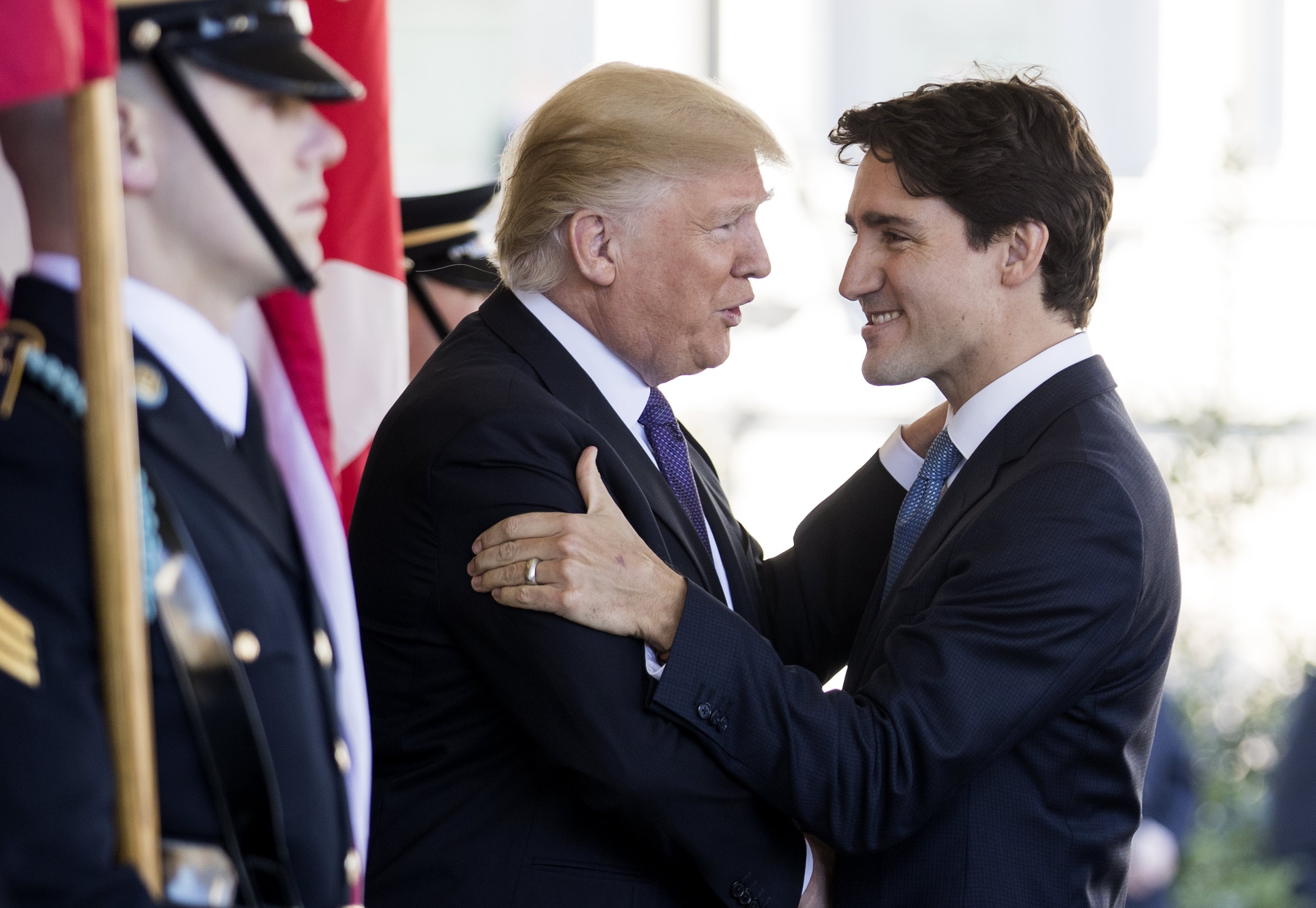  Alivio en Canadá tras la reunión entre Trudeau y Trump en Washington