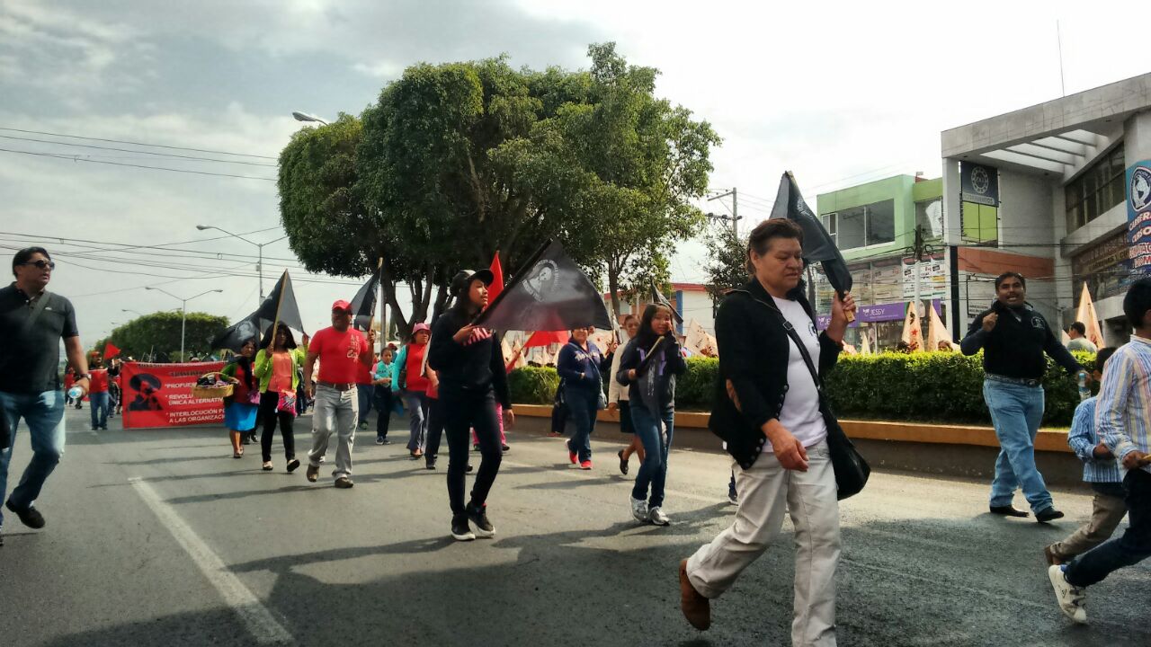  Movilización contra EPN avanza por Centro Histórico (video y fotogalería)