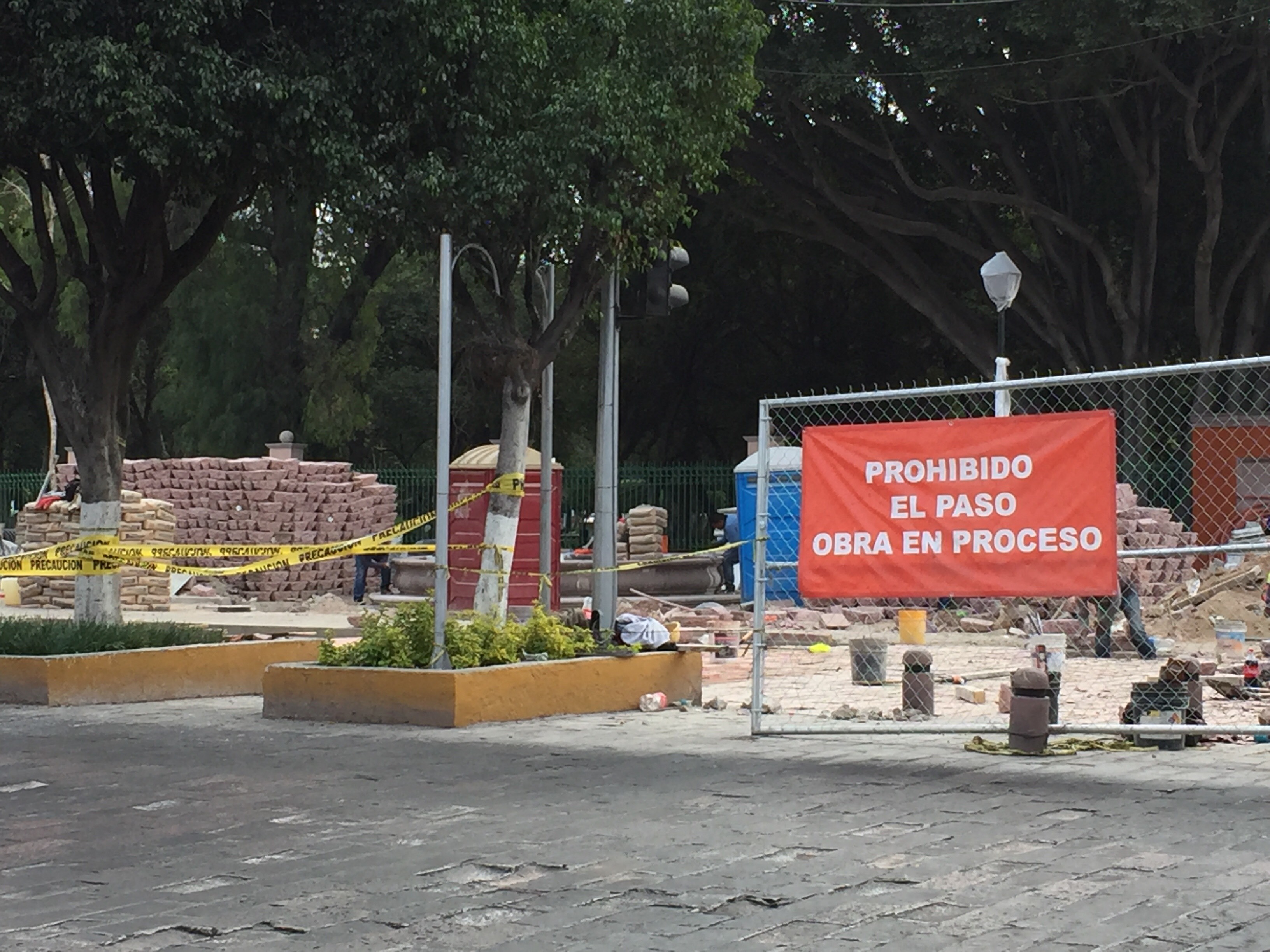  Obras en la Alameda podrían concluirse en diez días: Hiram Villeda Rodríguez