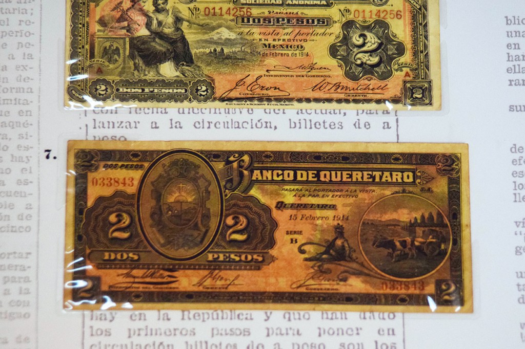 Moneda del Banco de Querétaro / Foto: A. Ojeda