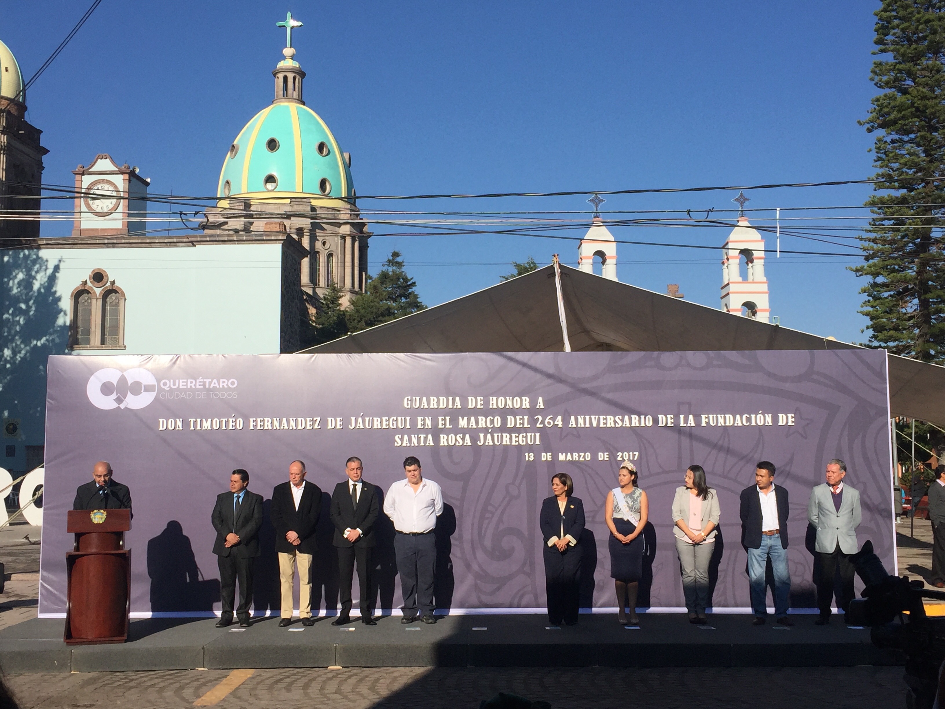 Municipio de Querétaro encabeza guardia de honor para Timoteo Fernández de Jáuregui