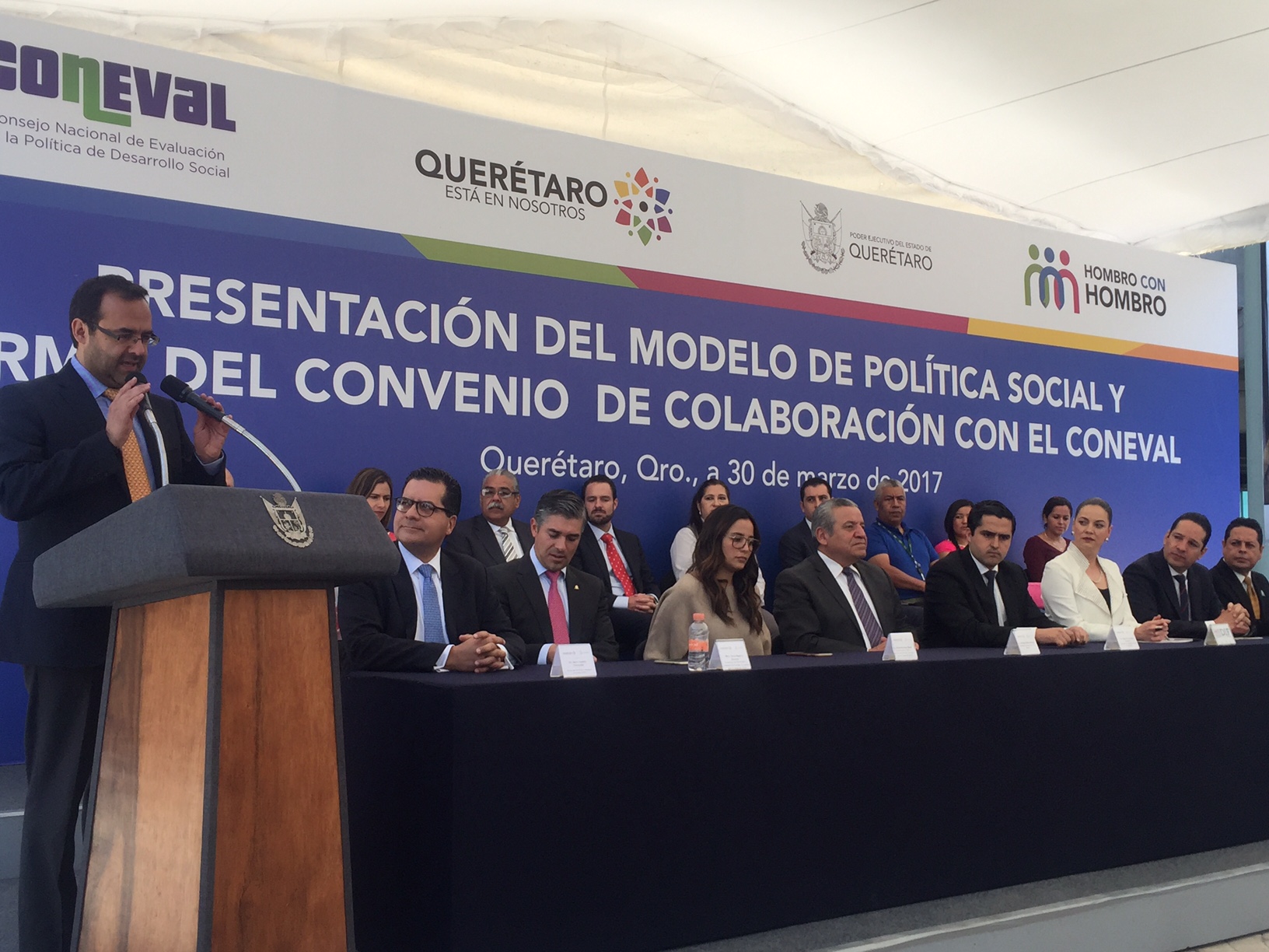  Gobiero del estado y Coneval firman convenio de colaboración para evaluar política social