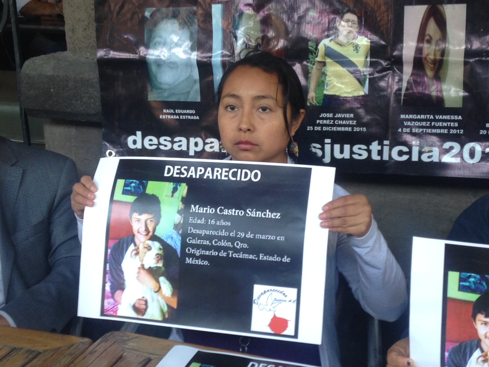  Joven mexiquense pide a las autoridades de Querétaro buscar a su hermano desaparecido en Colón