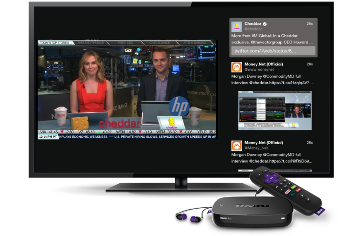  Twitter transmitirá contenido de televisión por Roku