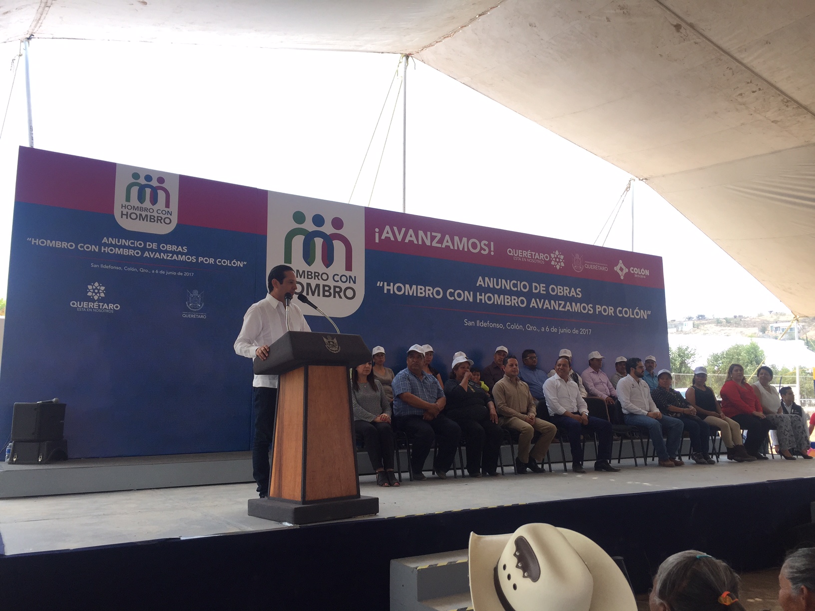  Gobierno del estado y municipio realizarán obras por más de 62 mdp en Colón