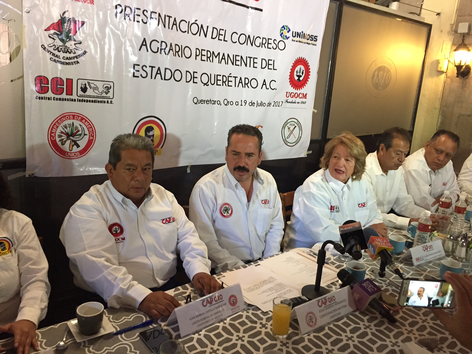  Congreso Agrario Permanente de Querétaro pedirá a SAGARPA modificar reglas de programas federales