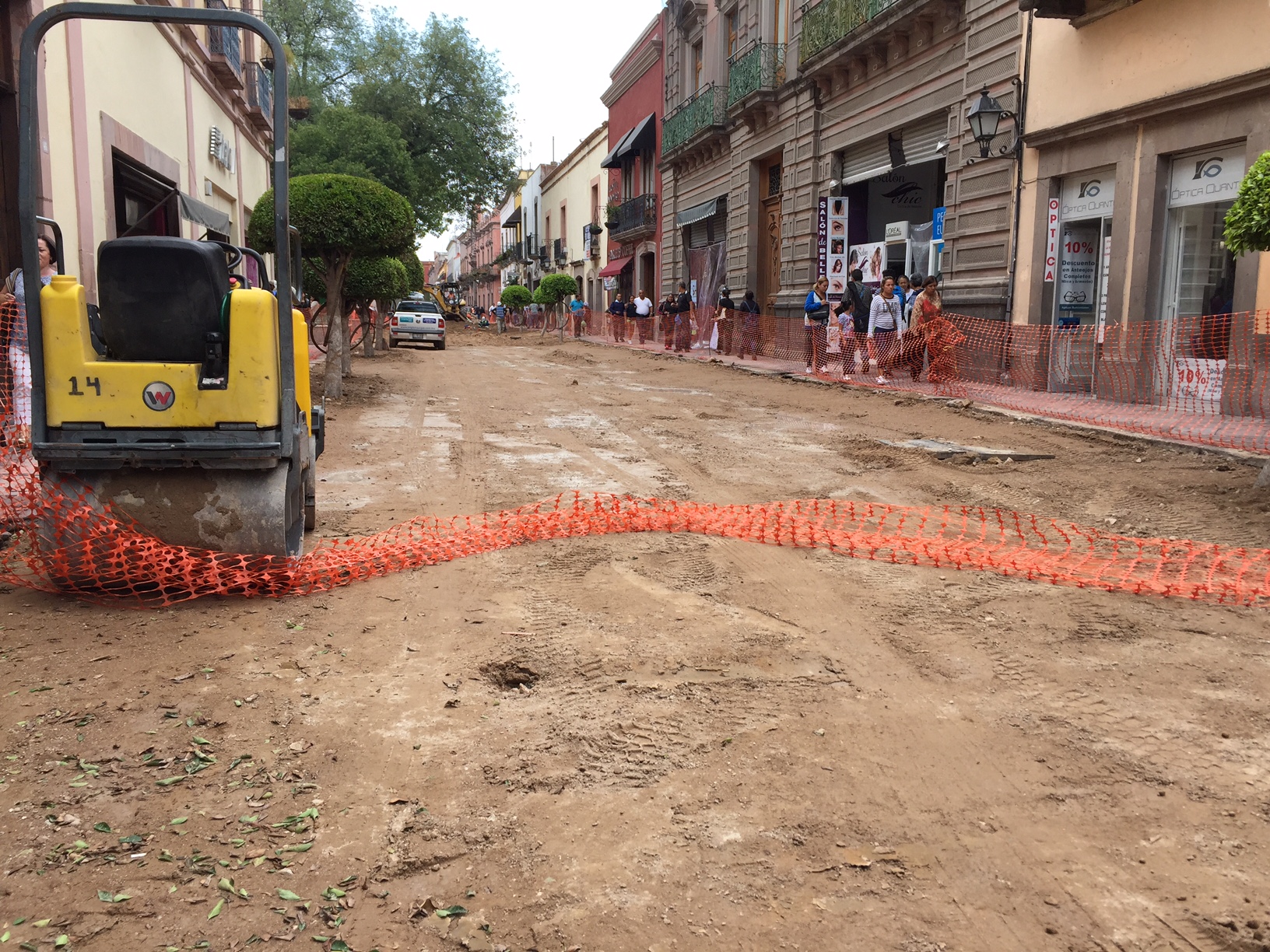  Pese a manifestantes, obras en Madero continúan, afirma Manuel Velázquez Pegueros