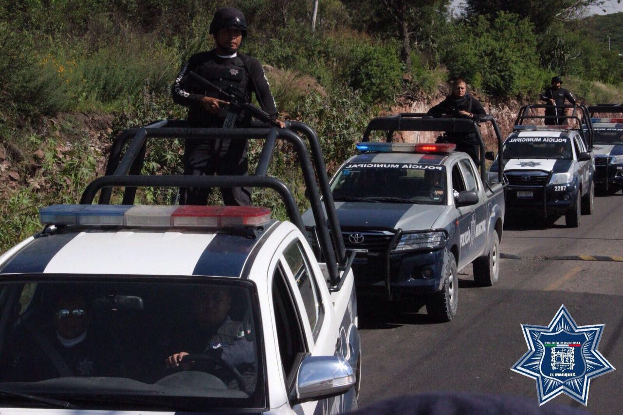  Policías de El Marqués rescataron a persona que había sido privada de su libertad en San José el Alto