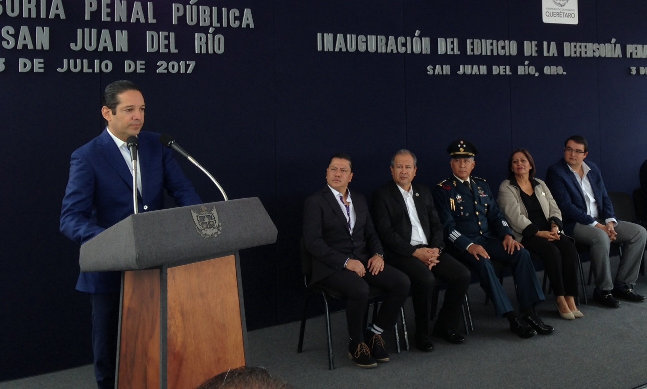  Inaugura Pancho Domínguez Instituto de la Defensoría Penal Pública en SJR