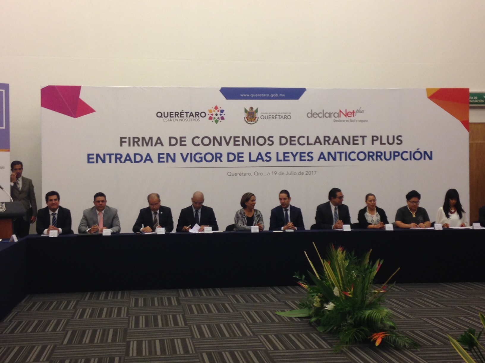  Querétaro se suma al uso de Declaranet Plus tras firma de convenio