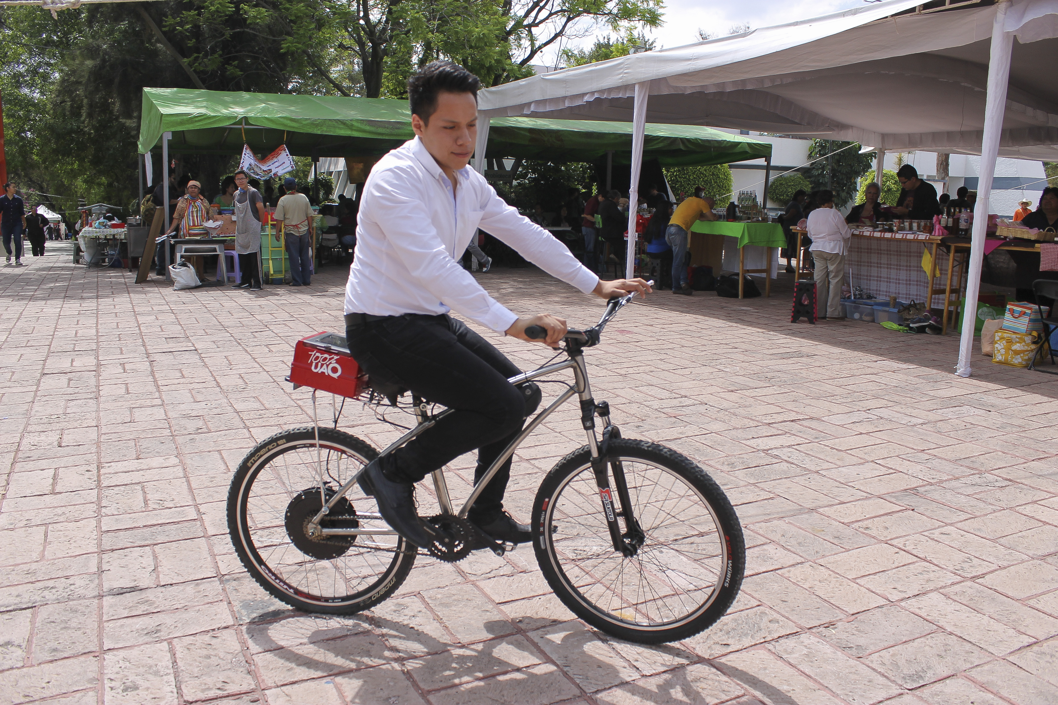  BiciUAQ podría ser tomada en cuenta para proyectos en el futuro, afirma Marcos Aguilar