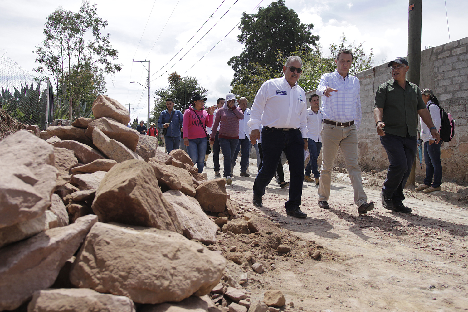  Entrega Mauricio Kuri nueva infraestructura en Charco Blanco y El Jaral