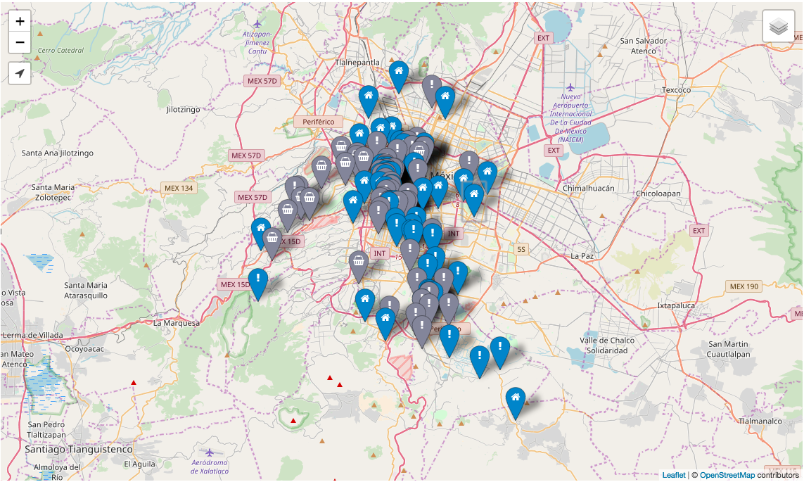  Gobierno federal crea mapa interactivo que muestra puntos de interés tras sismo en la CDMX