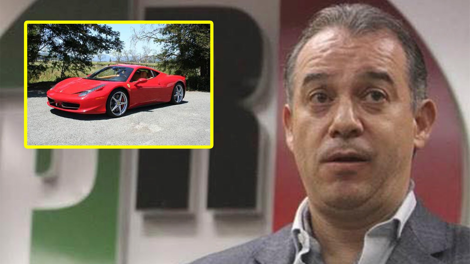 Justifica Raúl Cervantes como “error administrativo” uso de datos falsos para emplacar su Ferrari