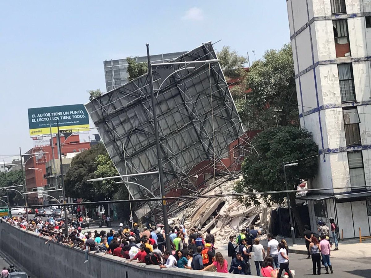  Suman 337 los muertos por el terremoto del 19 de septiembre en México