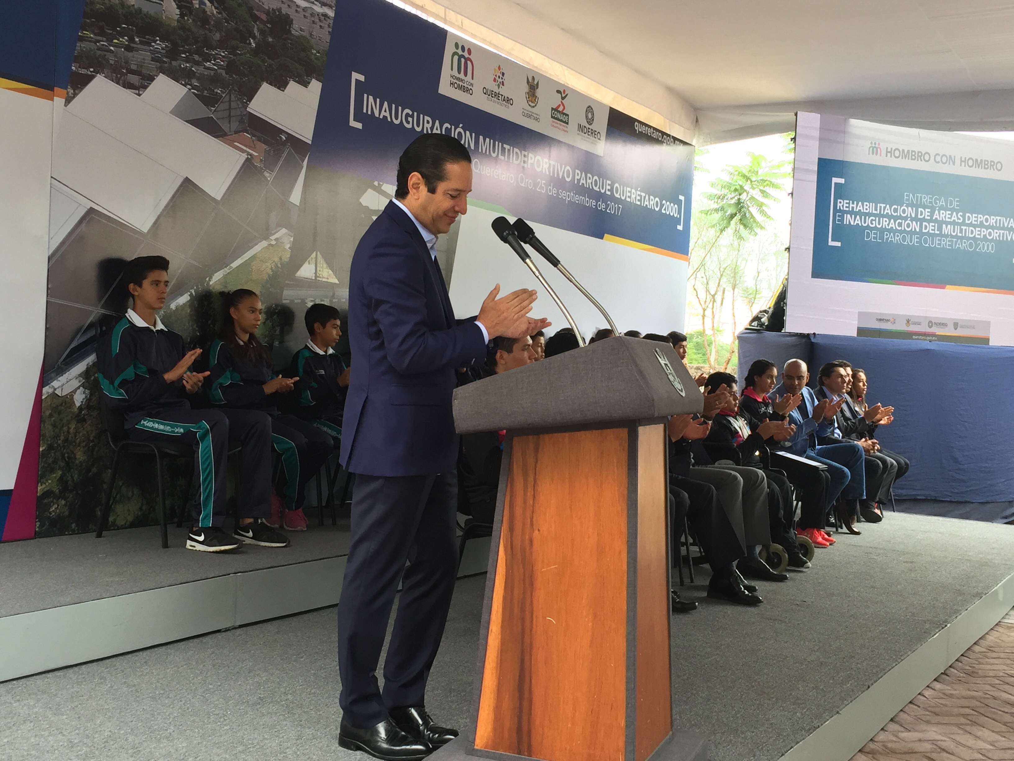  Con inversión de 71 mdp, Pancho Domínguez inaugura multideportivo del Parque Querétaro 2000