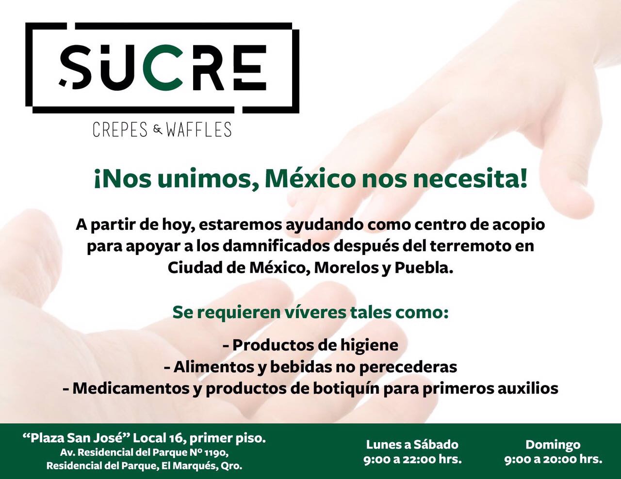  Instalan queretanos diversos centros de acopio para damnificados de Jojutla, Morelos