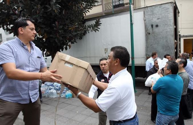  Distribuye IMSS más de 105 toneladas de ayuda para afectados por el sismo