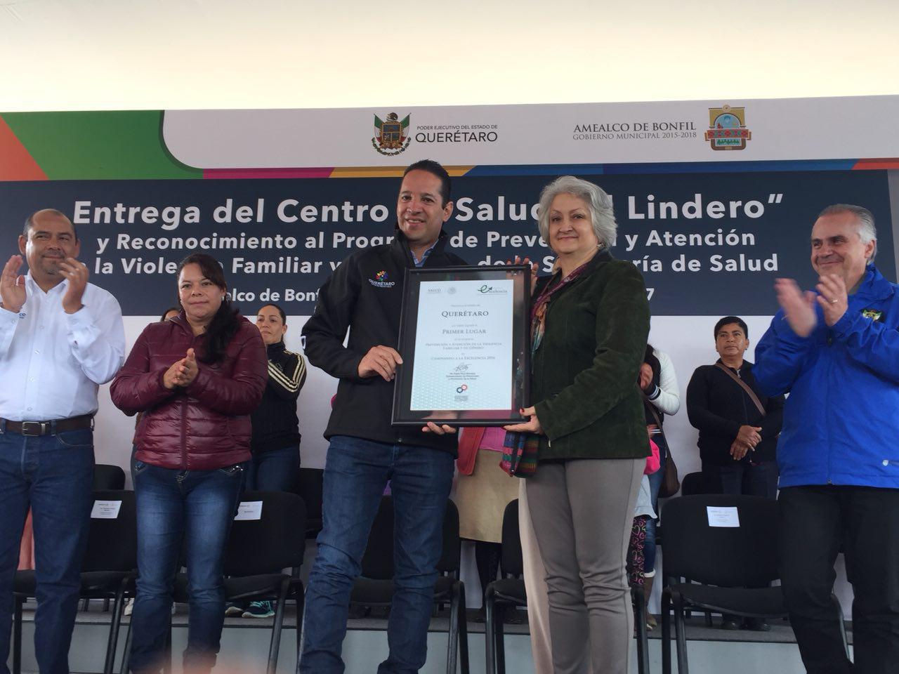  Querétaro, primer lugar a nivel nacional en prevención de la violencia familiar y de género