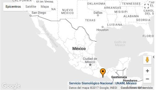  Sismo de 5.5 grados sacude de nueva cuenta a Oaxaca