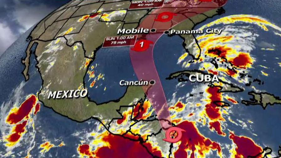  El huracán Nate se intensifica en medio del Golfo de México