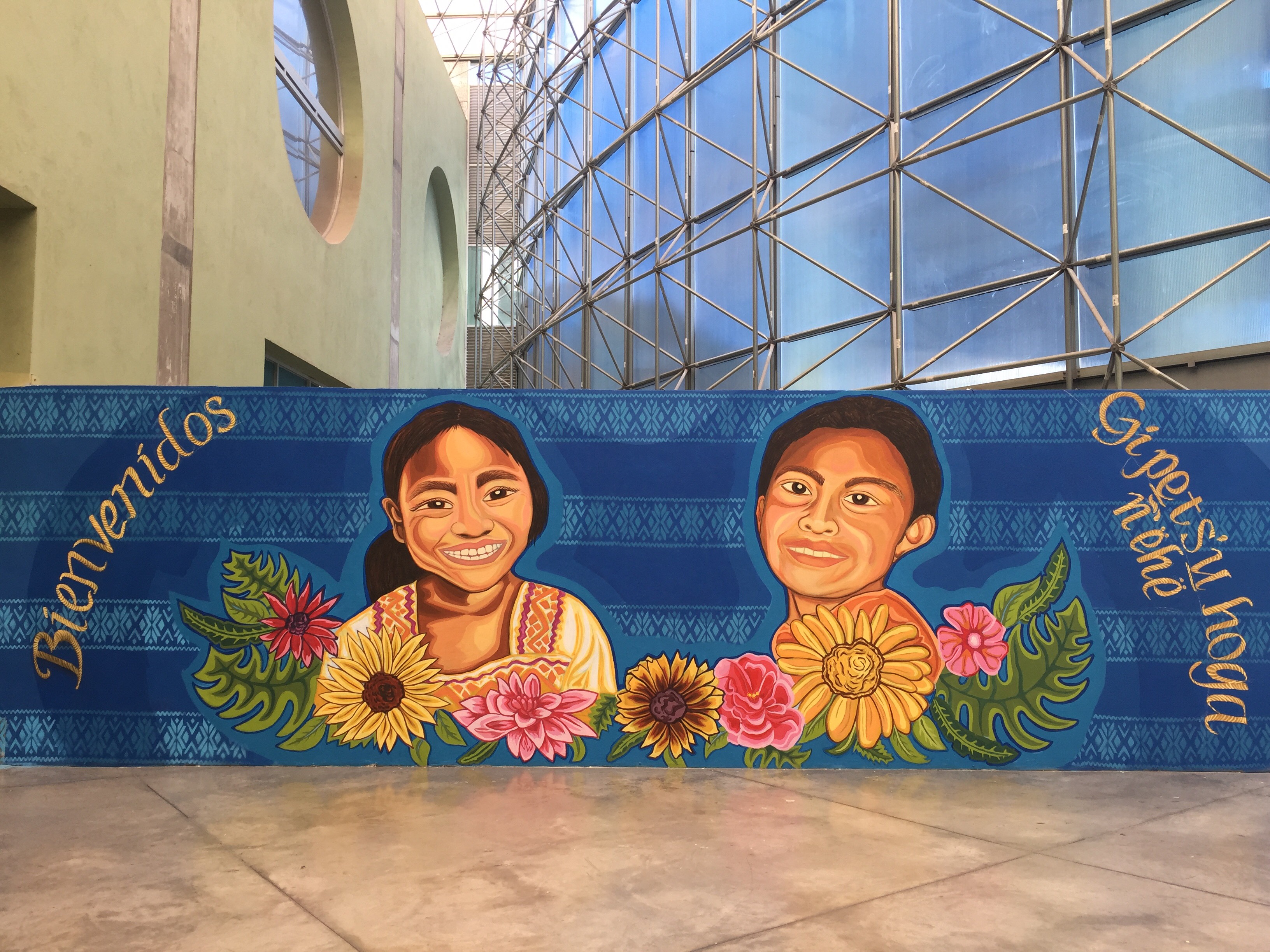  Con mural, promoverán inclusión en el Centro Educativo y Cultural Manuel Gómez Morín