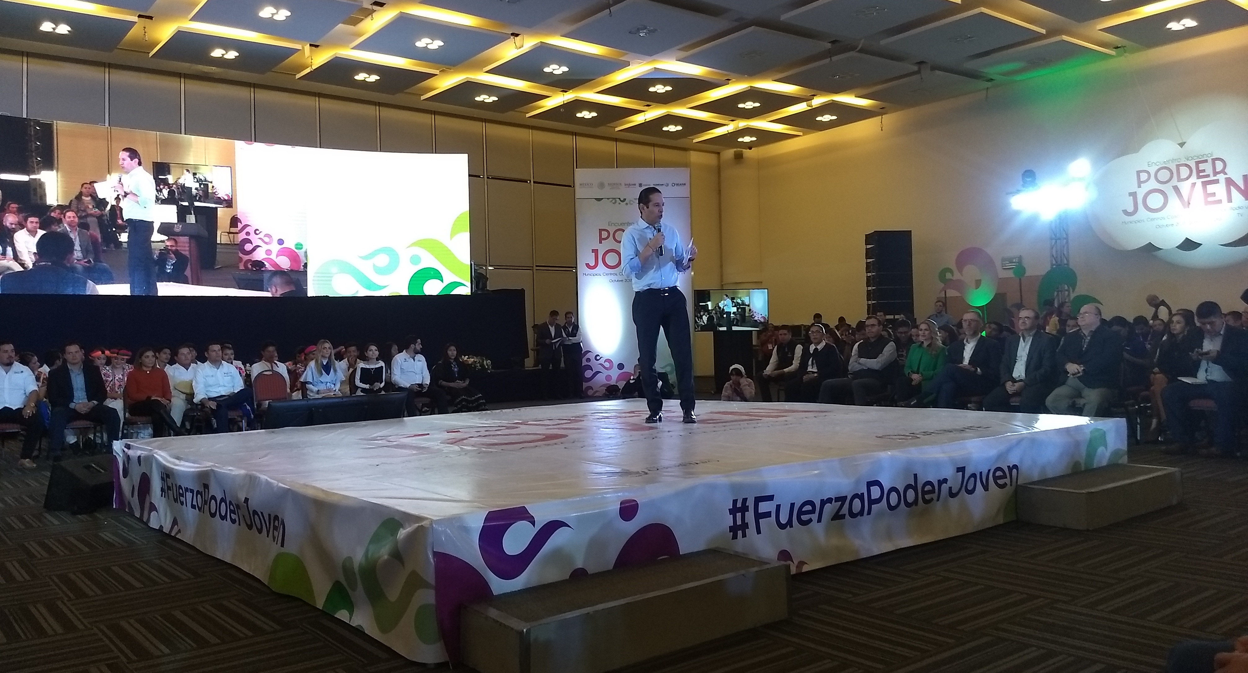  Inaugura Pancho Domínguez 9° edición del Encuentro Nacional Poder Joven