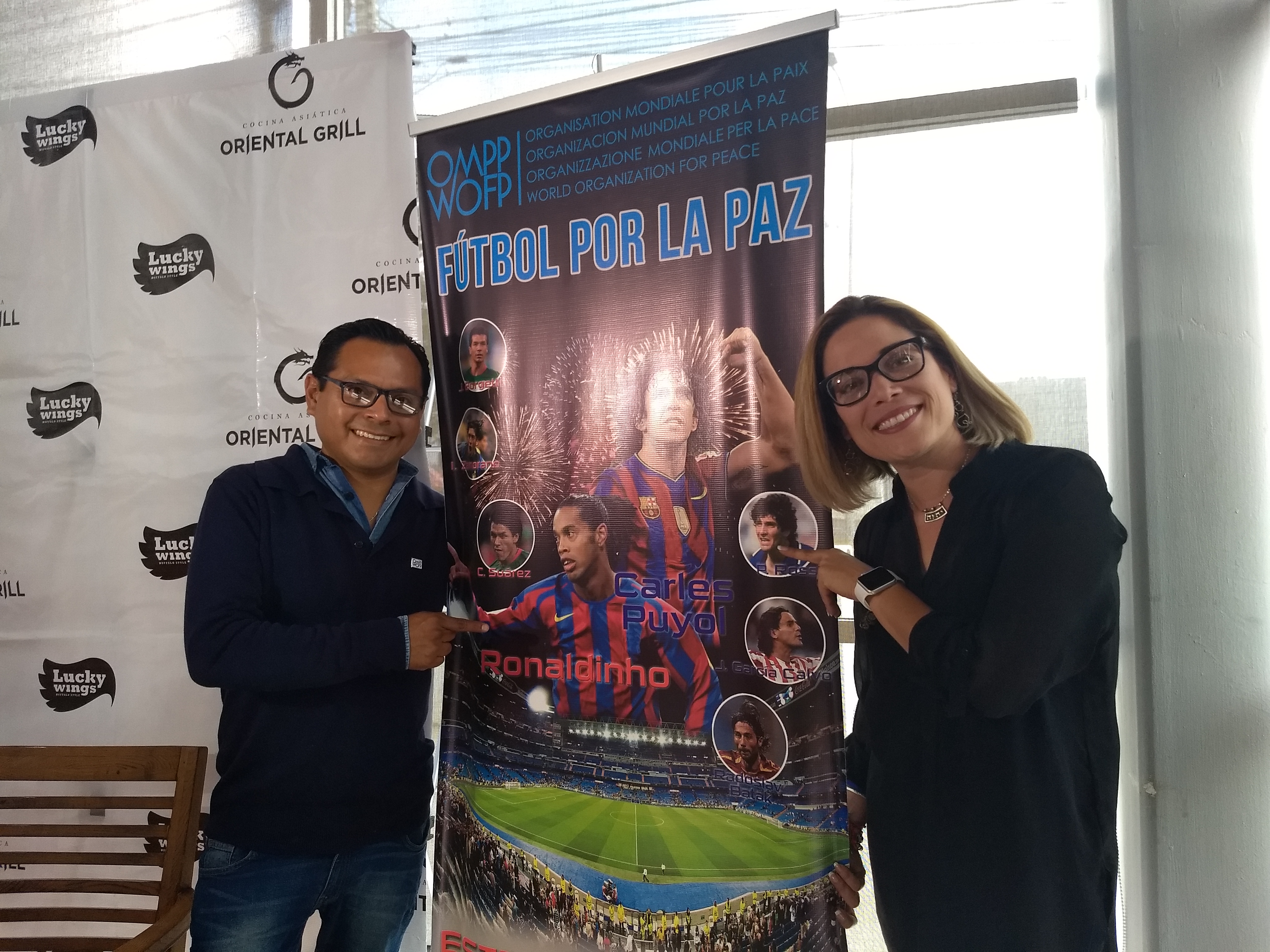  Ronaldinho, Puyol y Paolo Rossi jugarán por la paz en Querétaro