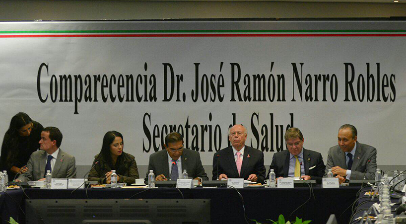  Reconoce Narro Robles desafíos en el sector salud en comparecencia ante el Senado