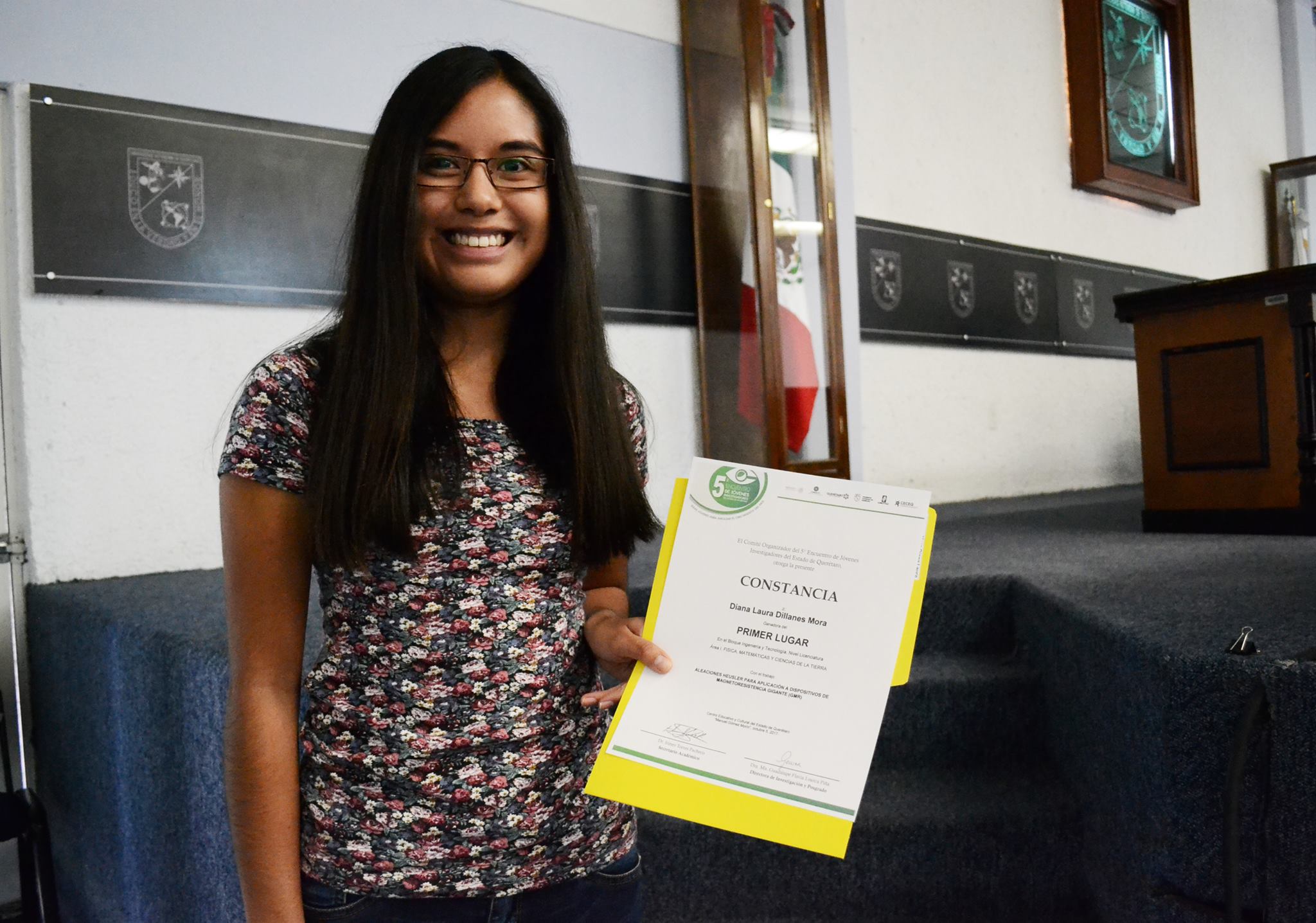  Tesista de la UAQ gana primer lugar en concurso del 5° Encuentro de Jóvenes Investigadores del estado de Querétaro