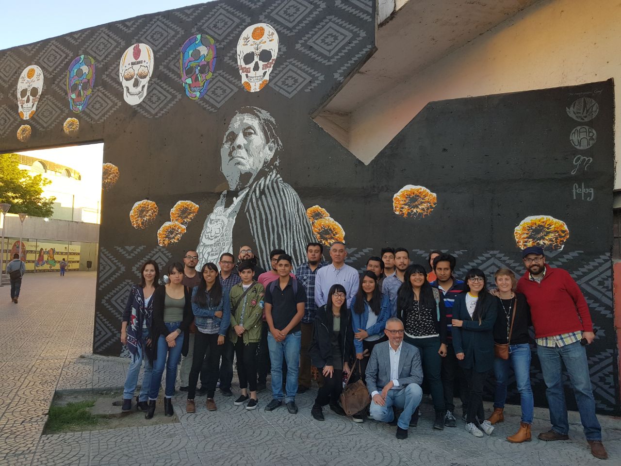  Inauguran mural en el Centro Cultural Manuel Gómez Morín para dar visibilidad a culturas indígenas