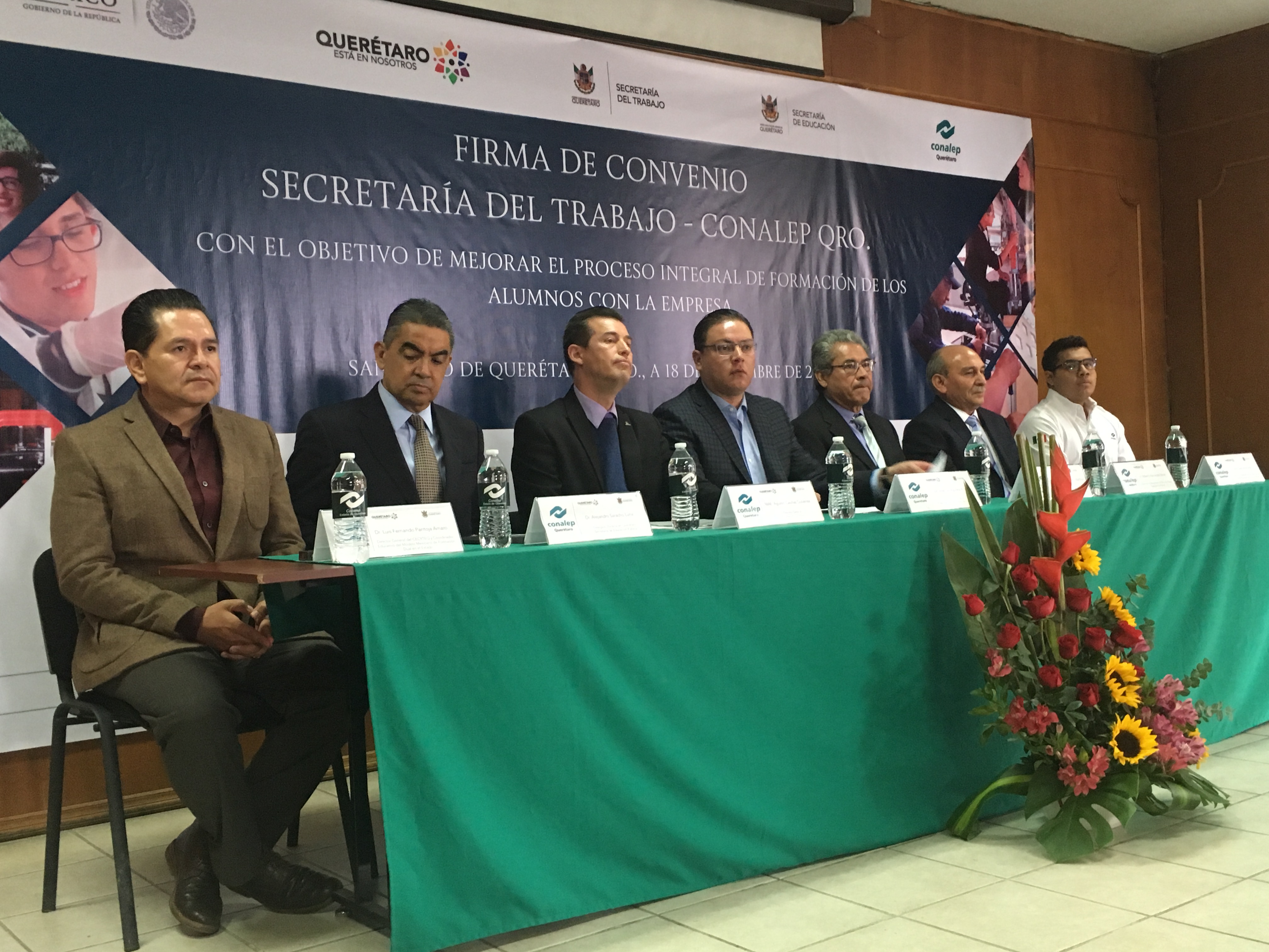  Firman convenio de colaboración Conalep y Secretaría del Trabajo