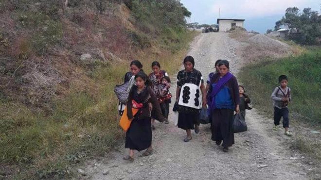  Seis desplazados mueren por hambre y frío en Chiapas