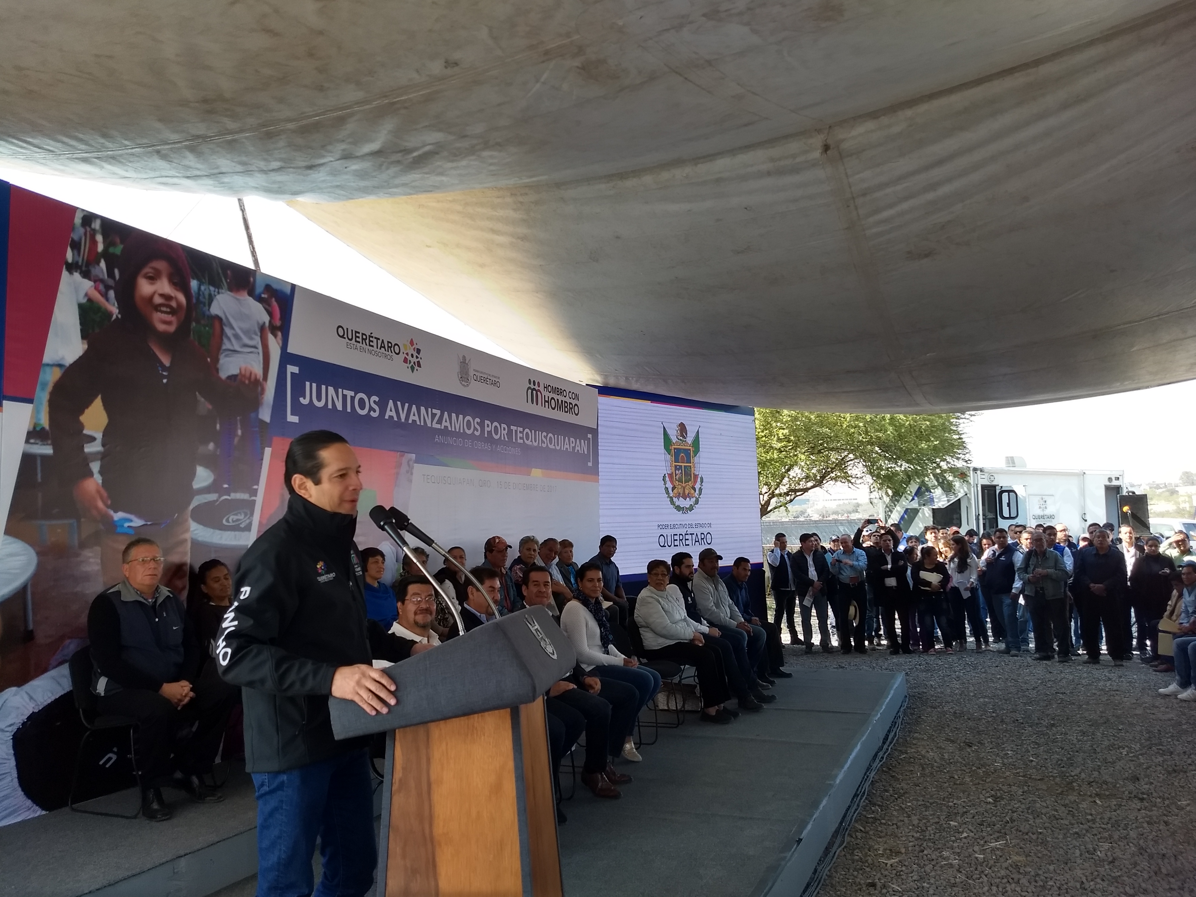  Pancho Domínguez anuncia inversión superior a los 23 mdp para obra social en Tequisquiapan
