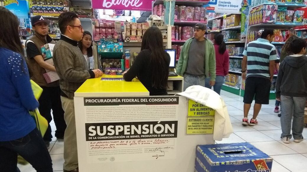 Walmart, Chedrahui y Juguetrón, entre los establecimientos suspendidos por Profeco en Día de Reyes