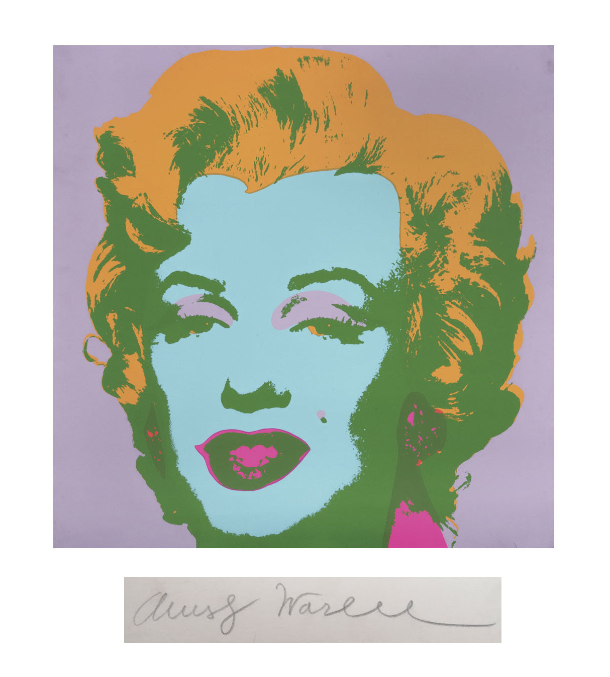  Imagen de Marilyn Monroe firmada por Andy Warhol será subastada en México