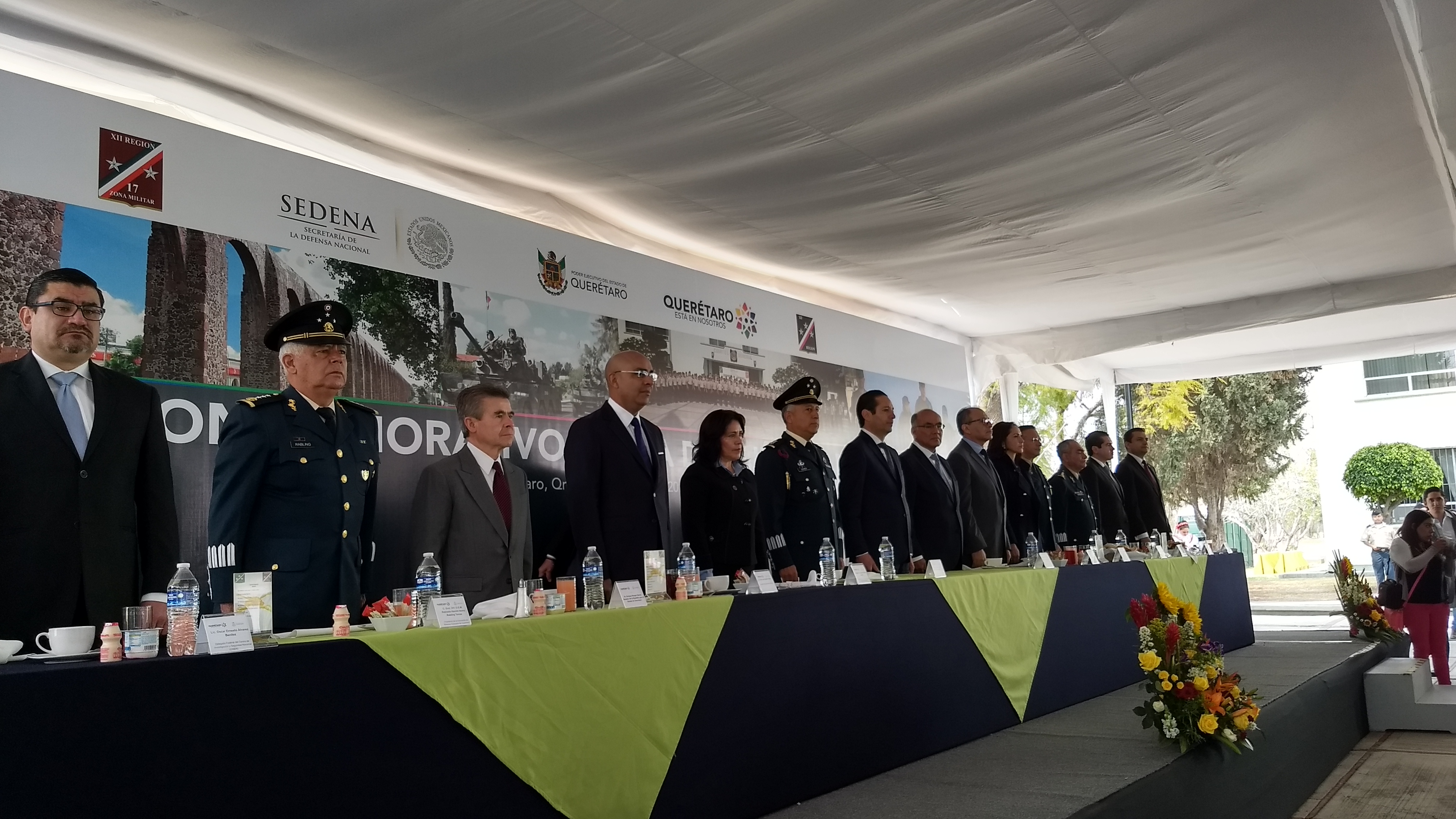  Reitera comandante de la 17° Zona Militar compromiso para garantizar ambiente de paz en Querétaro