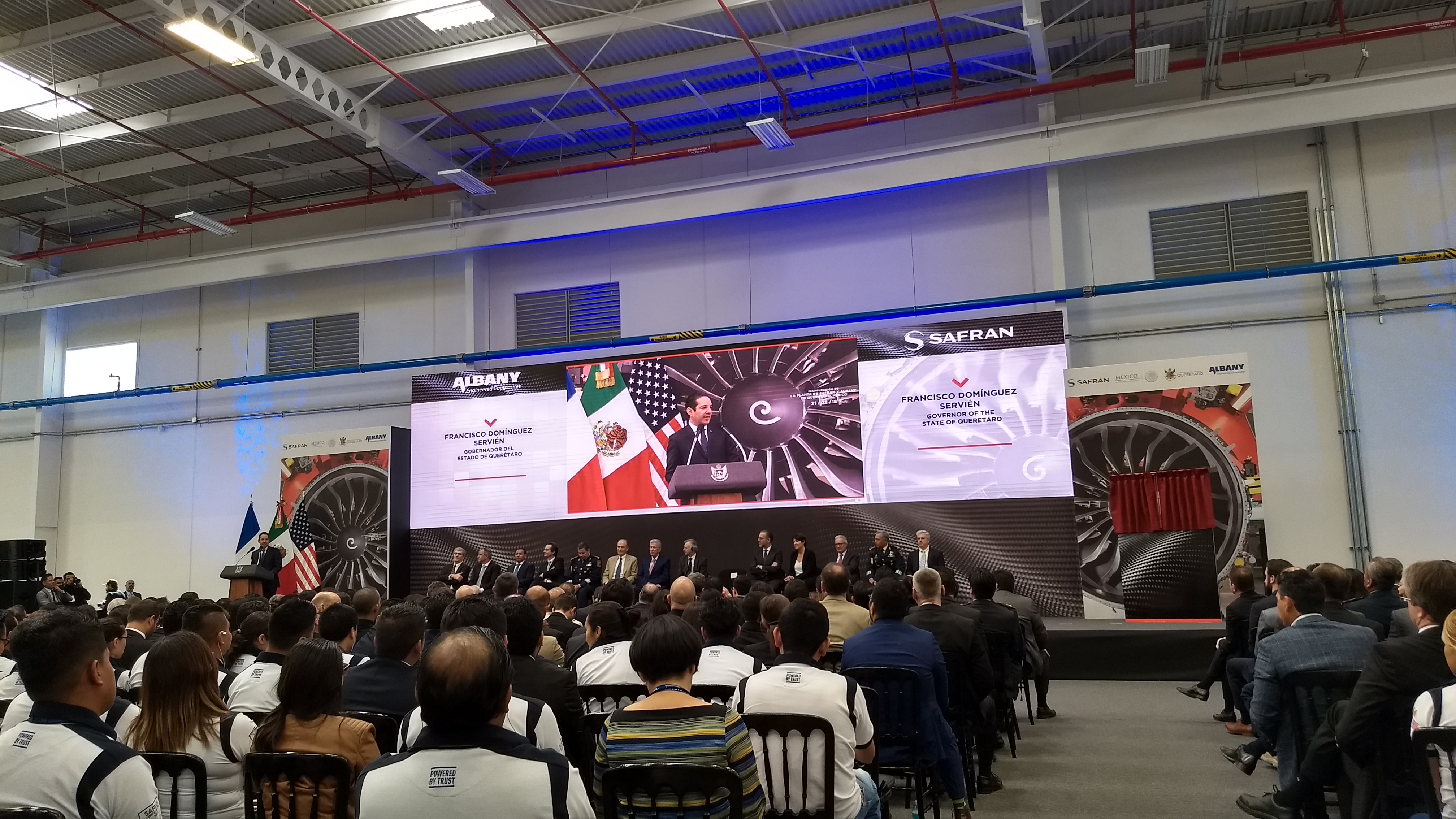 Con inversión de 25 mdp, gobierno de Querétaro anuncia séptima planta de Safran en el estado