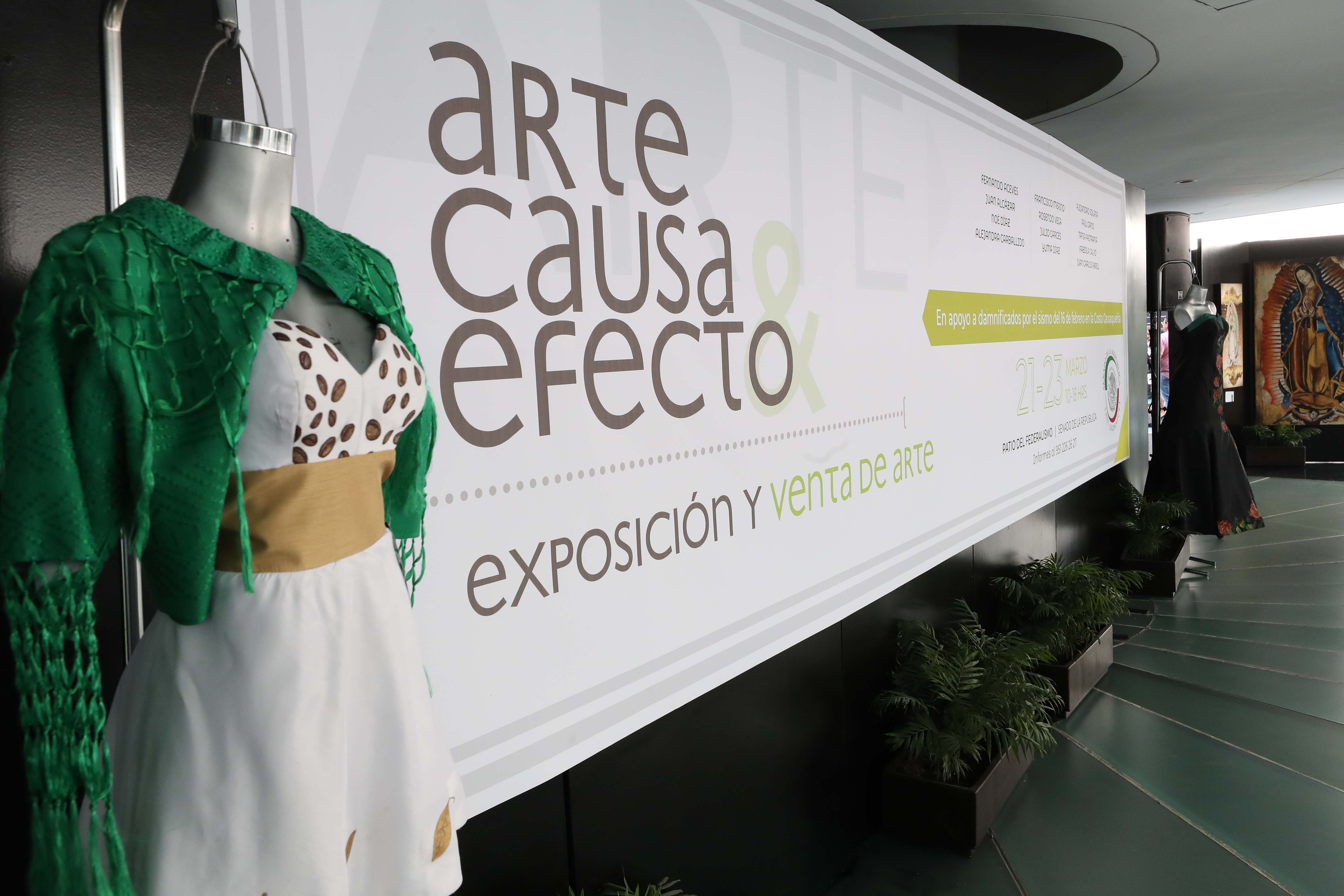  Organiza Senado exposiciA?n artA�stica para recaudar fondos y apoyar a damnificados de Oaxaca