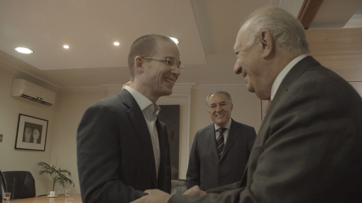  Ricardo Anaya se reune con el expresidente chileno Ricardo Lagos