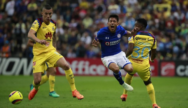  AmA�rica vence 2-1 a Cruz Azul y pone un pie en la liguilla del Clausura