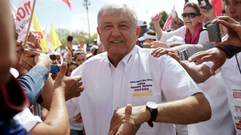  Puntea LA?pez Obrador las preferencias electorales con 18 puntos de ventaja: ParametrA�a