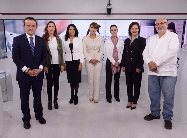  Inicia el debate entre candidatos a la Jefatura de Gobierno de la CDMX