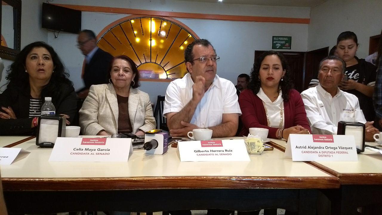  Comienzan candidatos federales por Morena difusiA?n de propuestas para atraer voto de queretanos