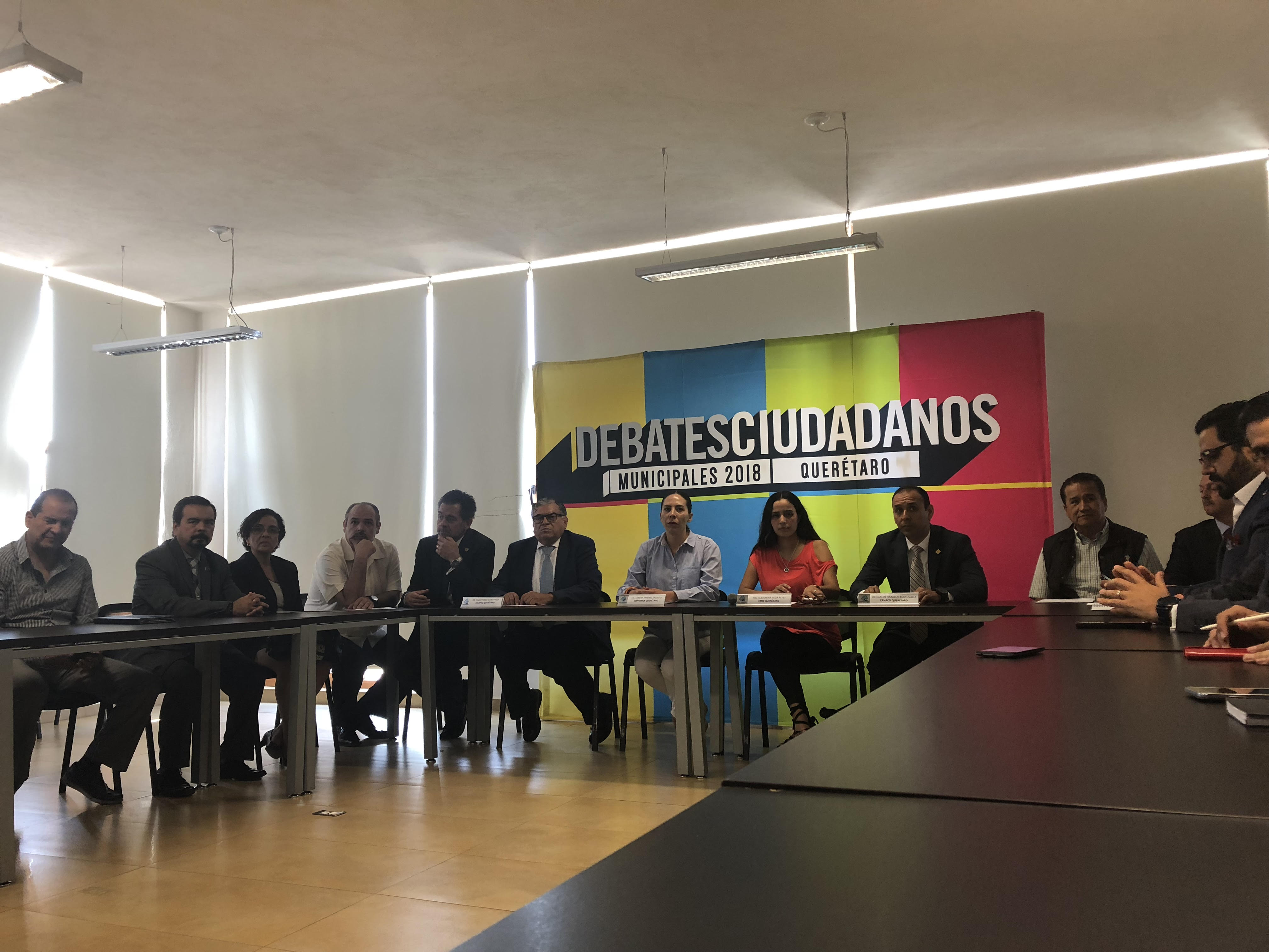  Candidatos a la Presidencia Municipal de QuerA�taro debatirA?n el 22 de mayo